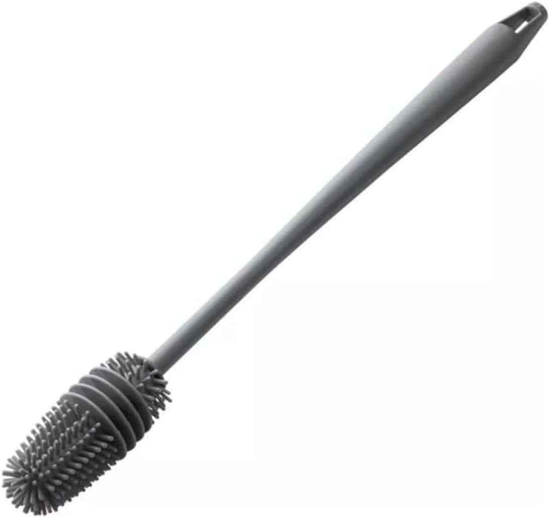 Escova de Silicone Flexível 360° para Limpeza Profunda de Garrafas, Mamadeiras e Copos - Design Ergonômico