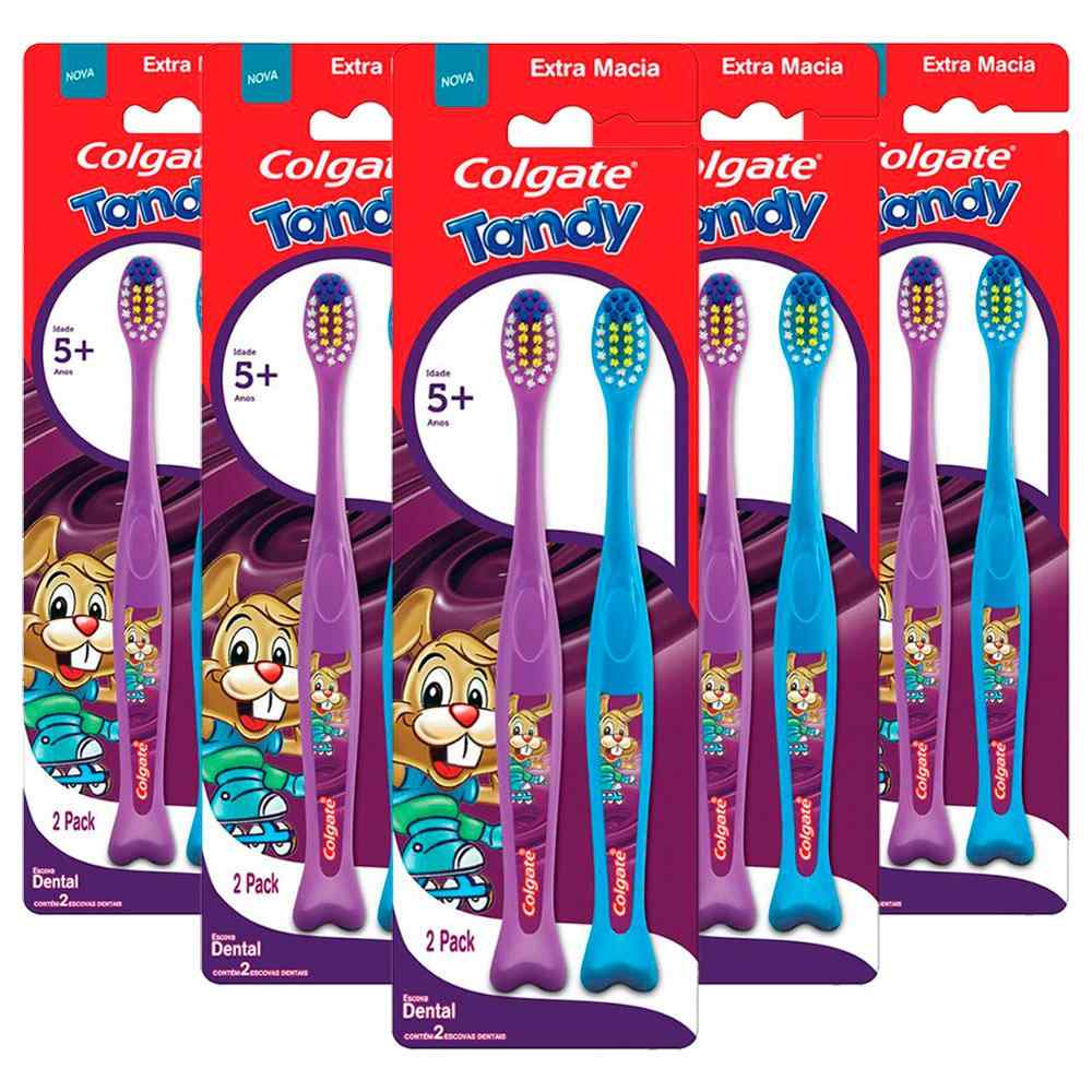 Escova Dental Colgate Tandy: Kit com 5 Unidades