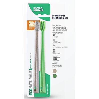 Escova Dental Eco Naturale: Limpeza Suave e Consciente