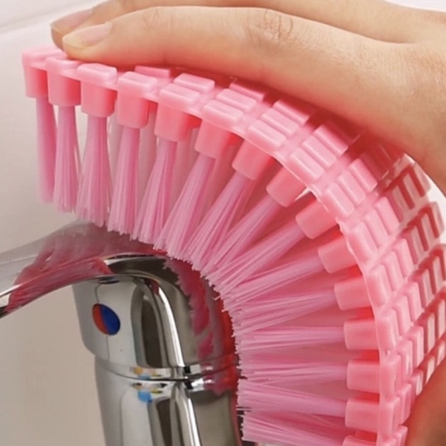 Escova Dobrável Flexível: Limpe Superfícies Curvas com Fácil Acesso