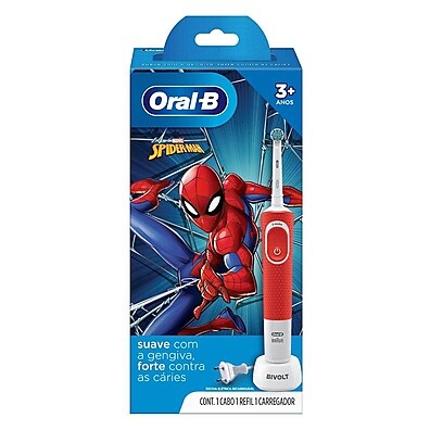 Escova Elétrica Oral-B Spiderman: Diversão e Higiene para Crianças