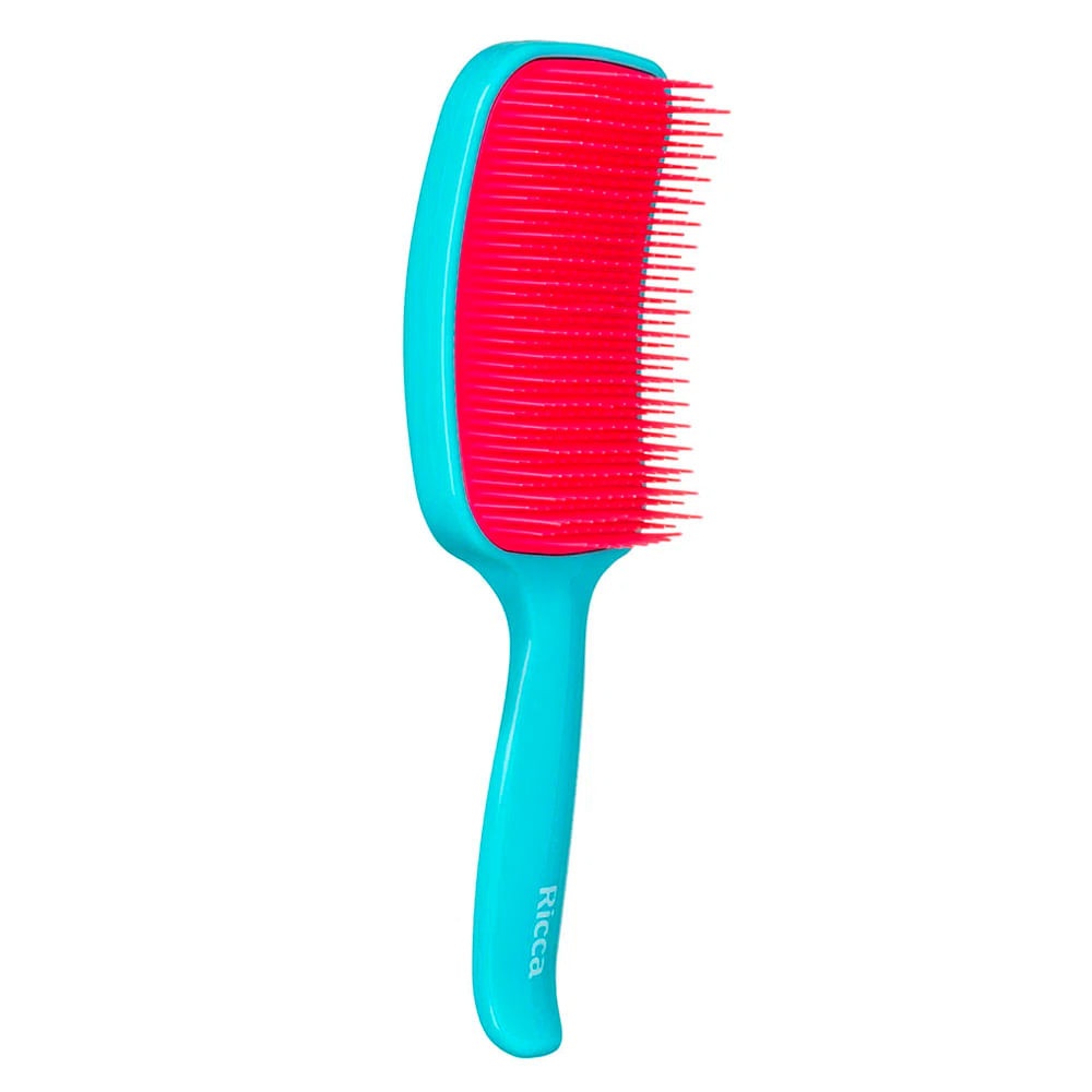 Escova Ricca Raquete Flex Blue: Desembarace Sem Dor!