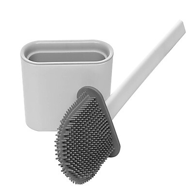 Escova Sanitária Cinza: Limpeza Eficaz