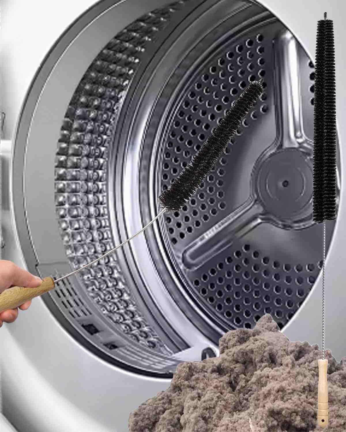 Escova Flexível para Limpeza de Ventilação de Secadora - Ferramenta Essencial de Segurança e Eficiência