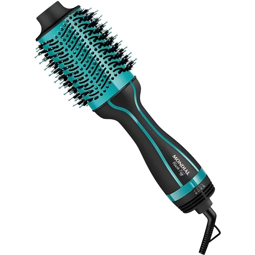 Escova Secadora Mondial Black Tiff: Cabelo Liso e Brilhante!