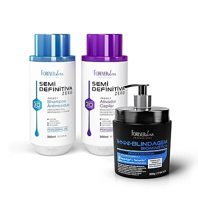Escova Semi Definitiva Zero Forever Liss: Alinhamento + Blindagem