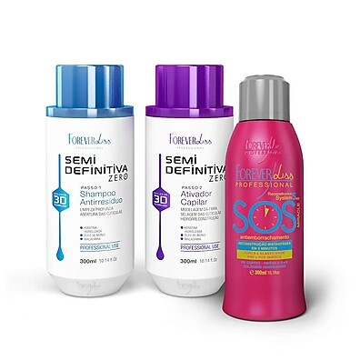 Escova Semi Definitiva Zero Forever Liss: Alinhamento + Reconstrução