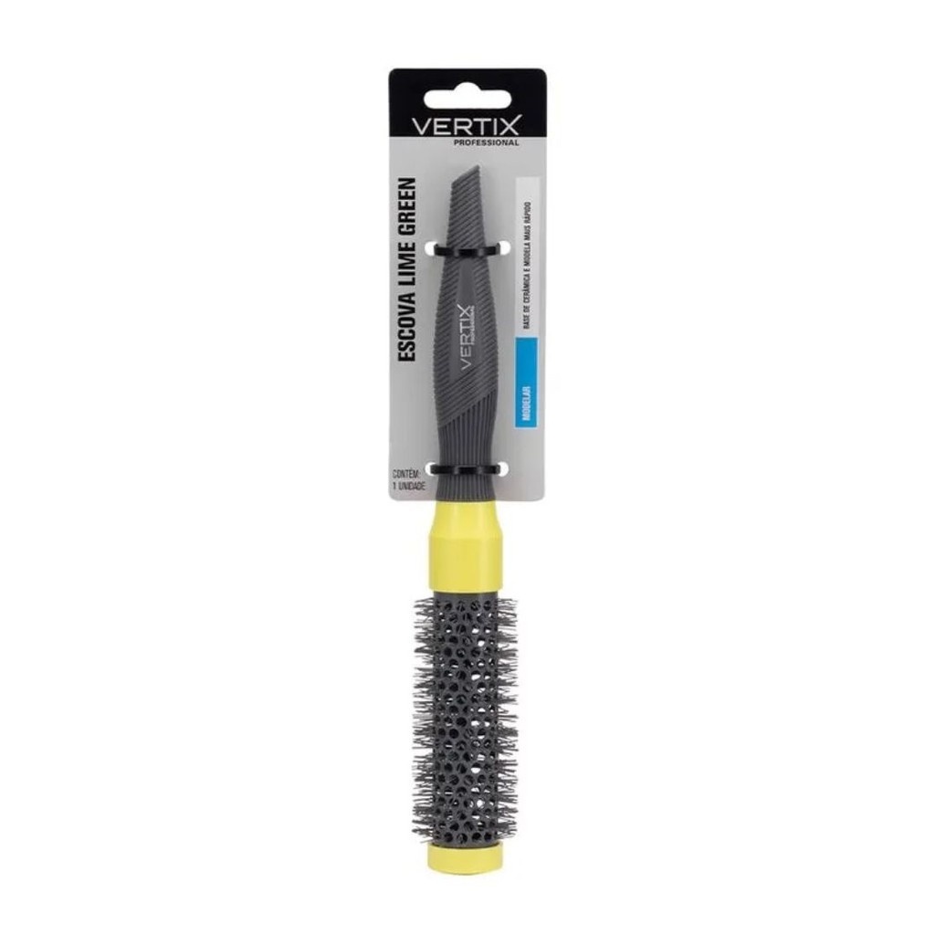 Escova Vertix Cerâmica 25mm: Cachos Perfeitos!