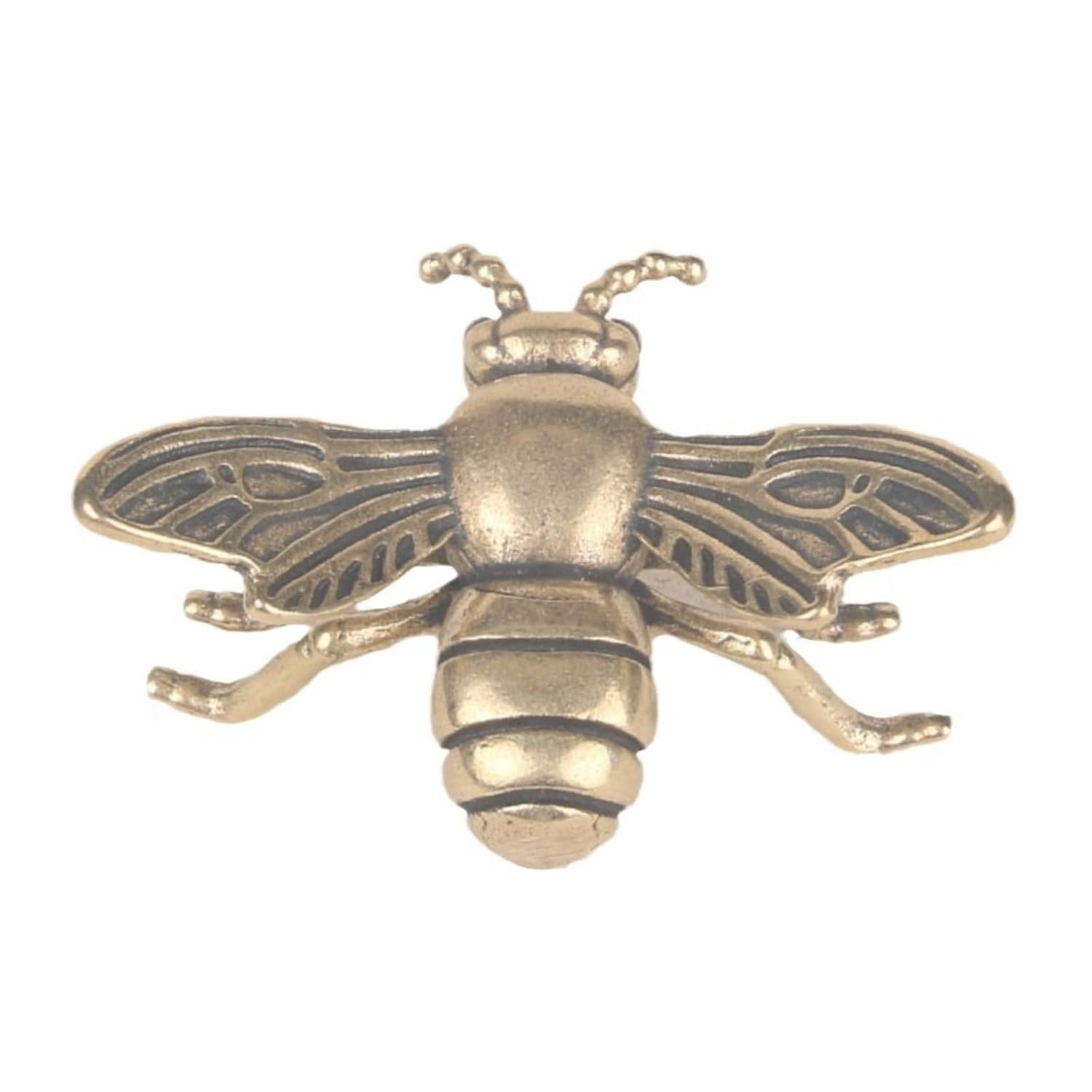 Estatueta de Abelha em Bronze - Decoração de Mesa e Escritório com Estilo Natural
