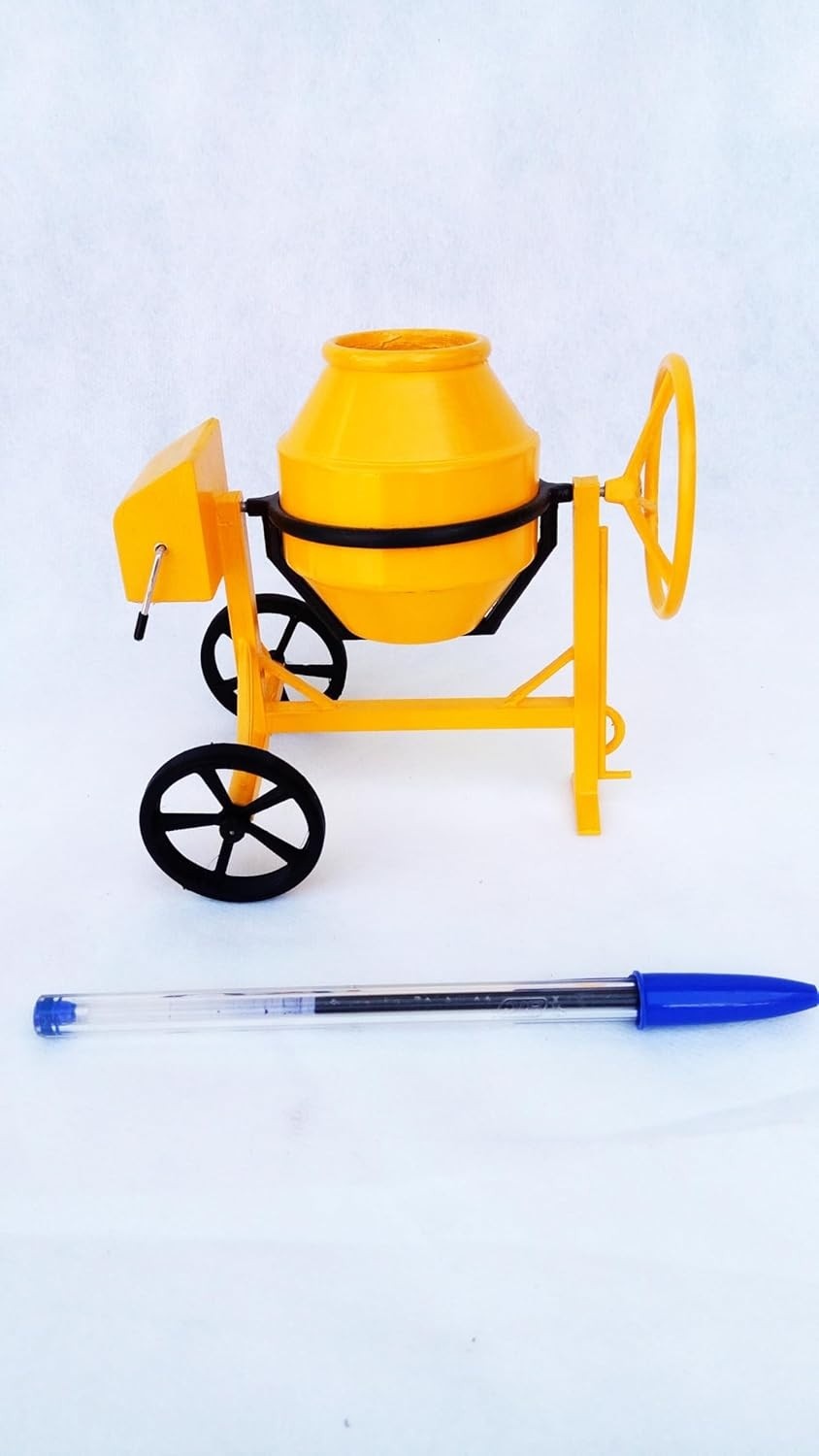 Miniatura de Betoneira Decorativa Vintage - Charme Industrial para Escritório e Decoração