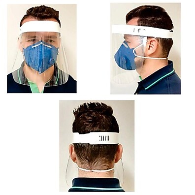 Escudo Facial Reutilizável: Proteção Total e Conforto