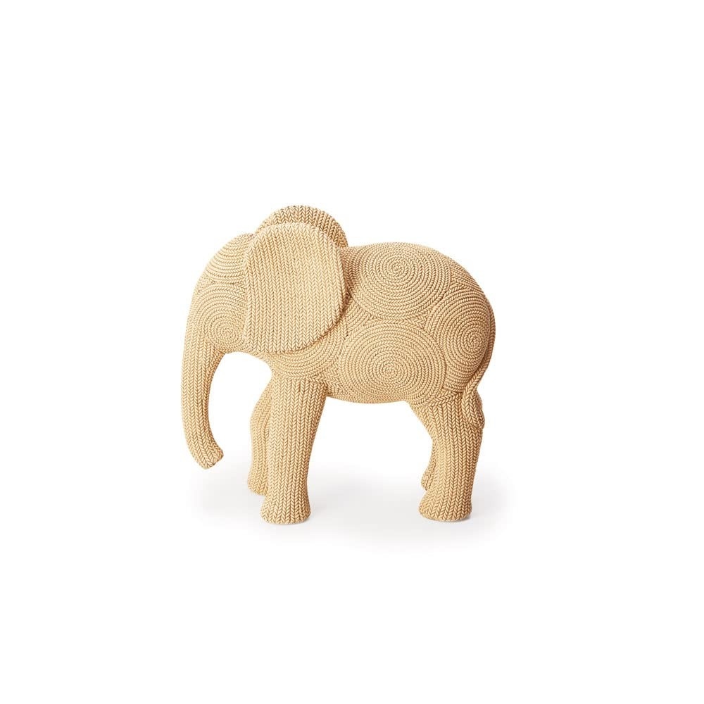 Escultura de Elefante em Polirresina - Decoração Elegante e Simbólica