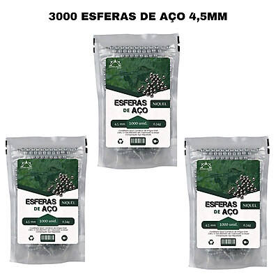 Esferas de Aço 4,5mm Cordilheira: 3.000 Unidades de Alta Performance
