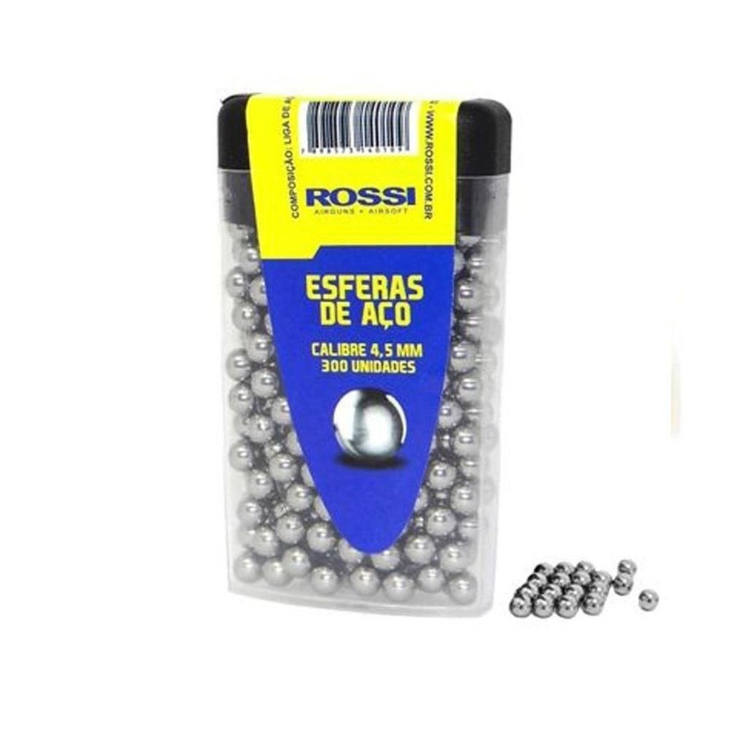 Esferas de Aço 4,5mm Rossi Action-X: Precisão e Potência