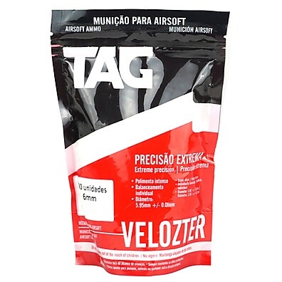 Esferas Plásticas BBS Velozter 0,20g 6mm – Precisão Extrema em 5000 Unidades
