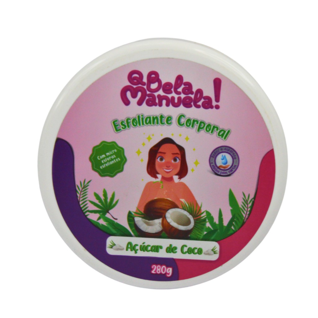 Esfoliante Coco Qbela Manuela: Pele Macia!