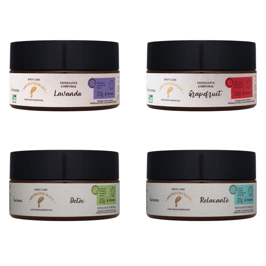 Esfoliante Corporal Via Aroma: Pele Renovada e Hidratada