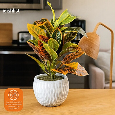Cachepot com Planta Artificial: Decore sem Esforço!