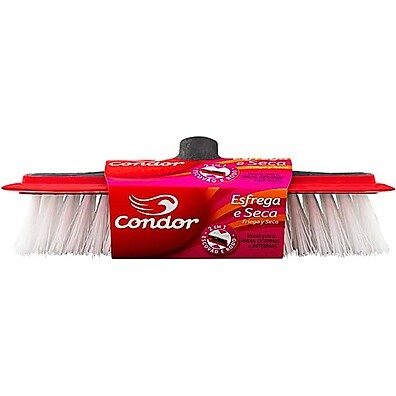 Esfregão Condor 2em1: Limpeza Pesada Sem Esforço!