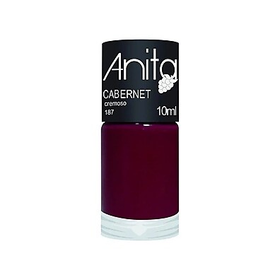 Esmalte Anita Uva Cremoso: Unhas Fortes e Cor Vibrante