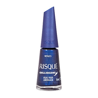 Esmalte Azul Risqué & Chilli Beans: Liberte-se!