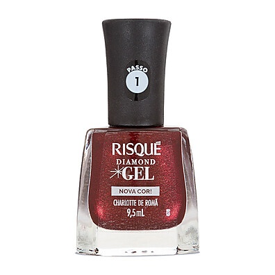 Esmalte Charlotte de Romã Risqué: Vermelho Metálico e Brilho Gel!
