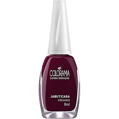 Esmalte Colorama Cremoso Jabuticaba 8ml: Cor Sofisticada e Duradoura