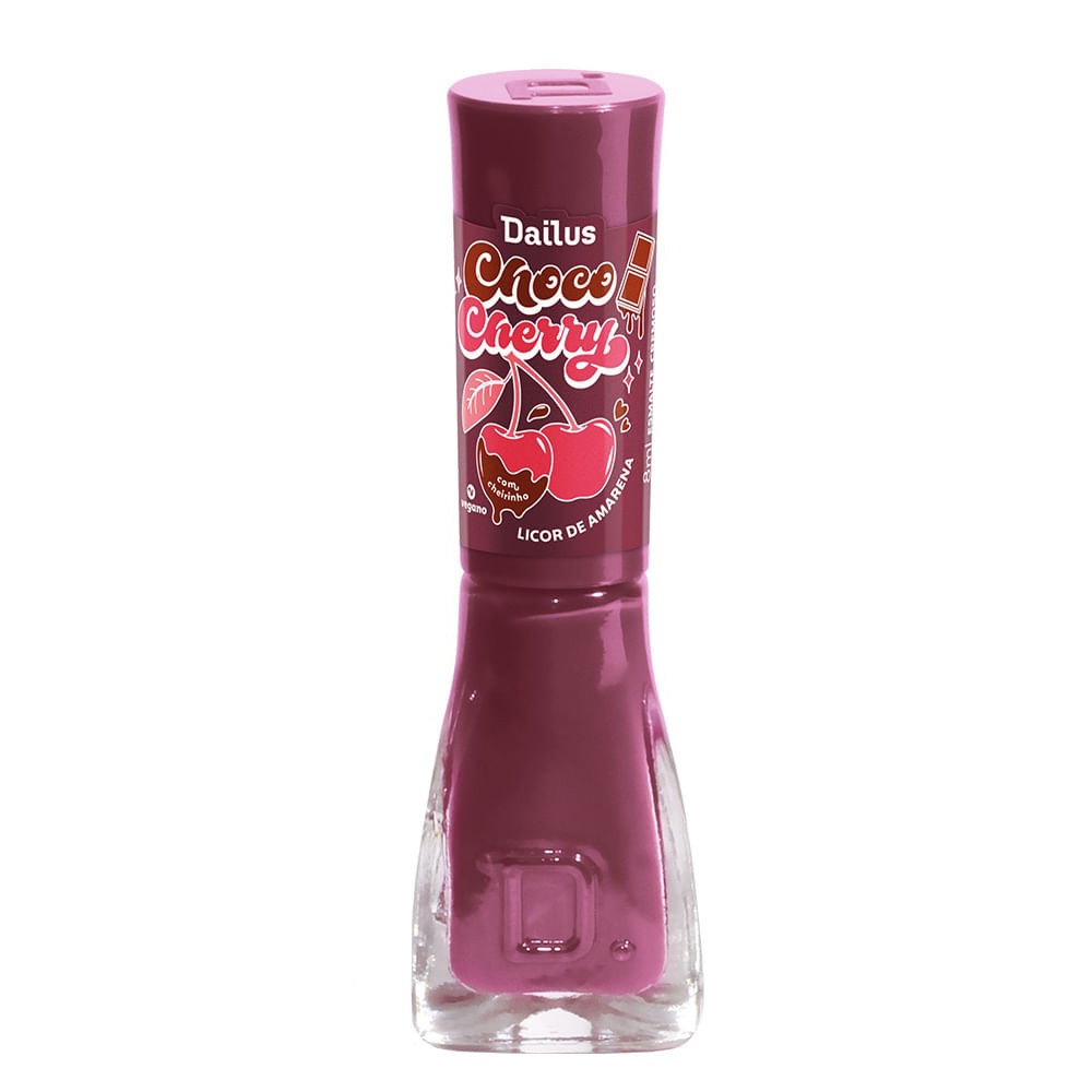 Esmalte Dailus Choco Cherry: Cor Licor Amarena 8ml