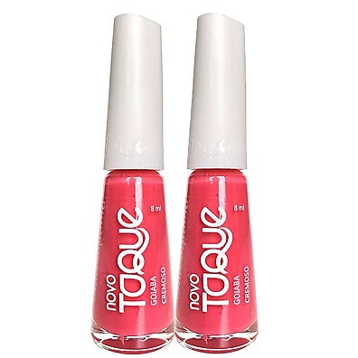 Esmalte Goiaba Cremoso 8ml: Kit com 2 Unidades da Cor Perfeita