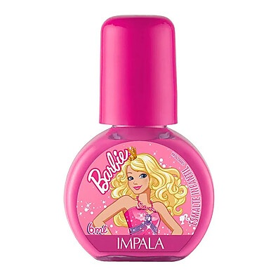 Esmalte Infantil Barbie Impala: Reino Cor de Rosa!