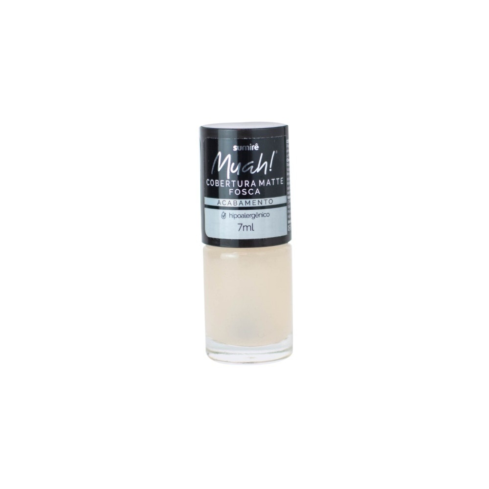 Esmalte Matte: Base Fosca Muah! para Unhas Perfeitas