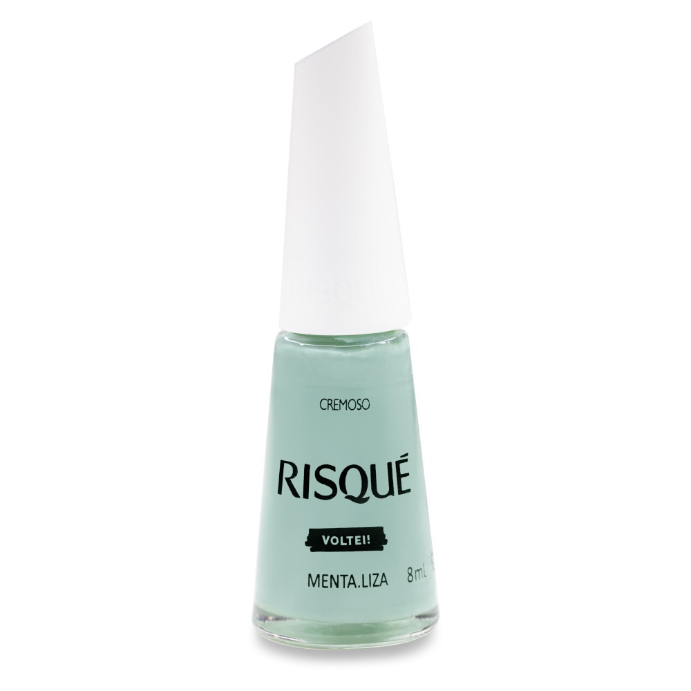 Esmalte Risqué Menta.Liza: Unhas Impecáveis!
