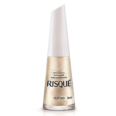 Esmalte Risqué Platino: Brilho e Saúde!