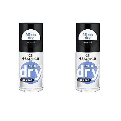 Esmalte Seca Rápido: Kit 2 Top Coat Essence