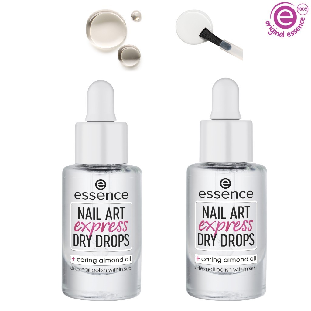 Esmalte Seco em 60s: Kit 2 Dry Drops essence
