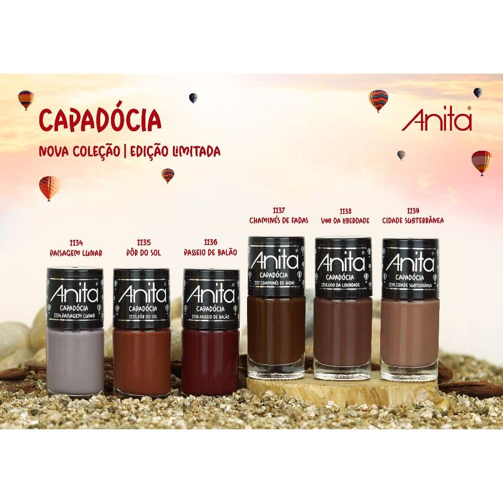 Esmaltes Anita Capadócia: 6 Cores Incríveis para Escolher