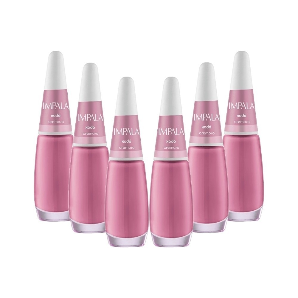Esmaltes Impala Xodó: Kit 6 Cores Cremosas
