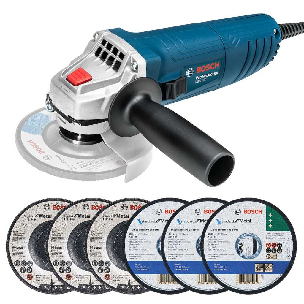 Esmerilhadeira Bosch GWS 850: Potência e Versatilidade