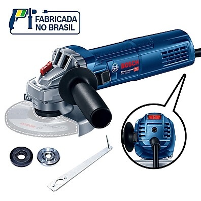 Esmerilhadeira Bosch GWS 9-125 S: Potência e Controle