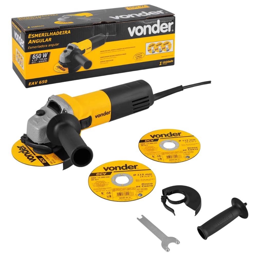 Esmerilhadeira VONDER EAV 650: Potência e Precisão!