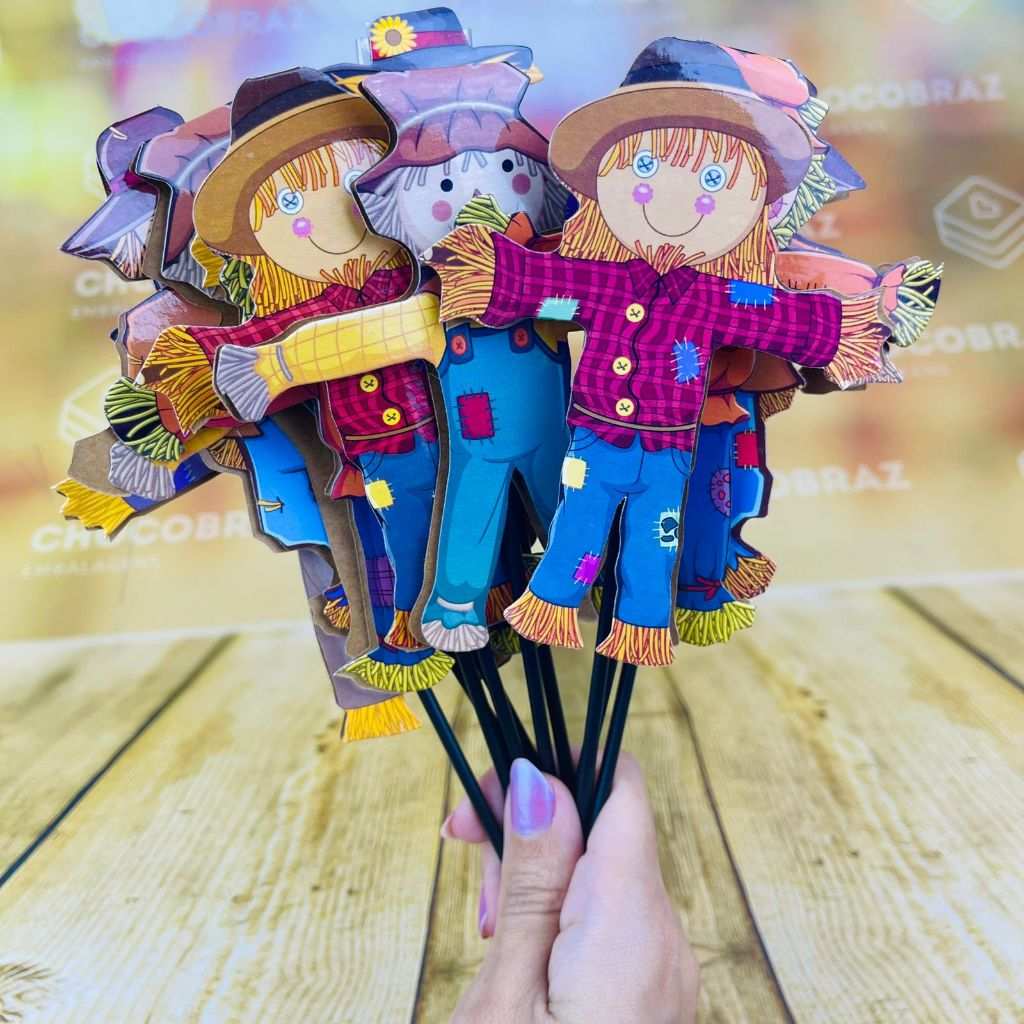 Espantalho de Palito: Decore sua Festa Junina!
