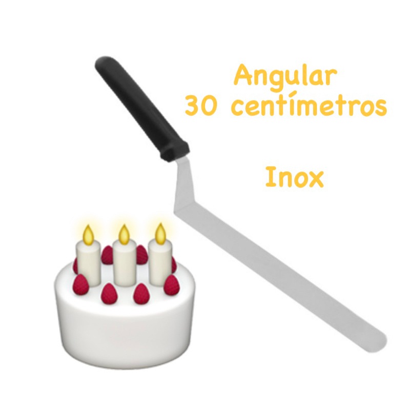 Espátula Angular 30 cm Inox Prime Chef: Precisão na Confeitaria