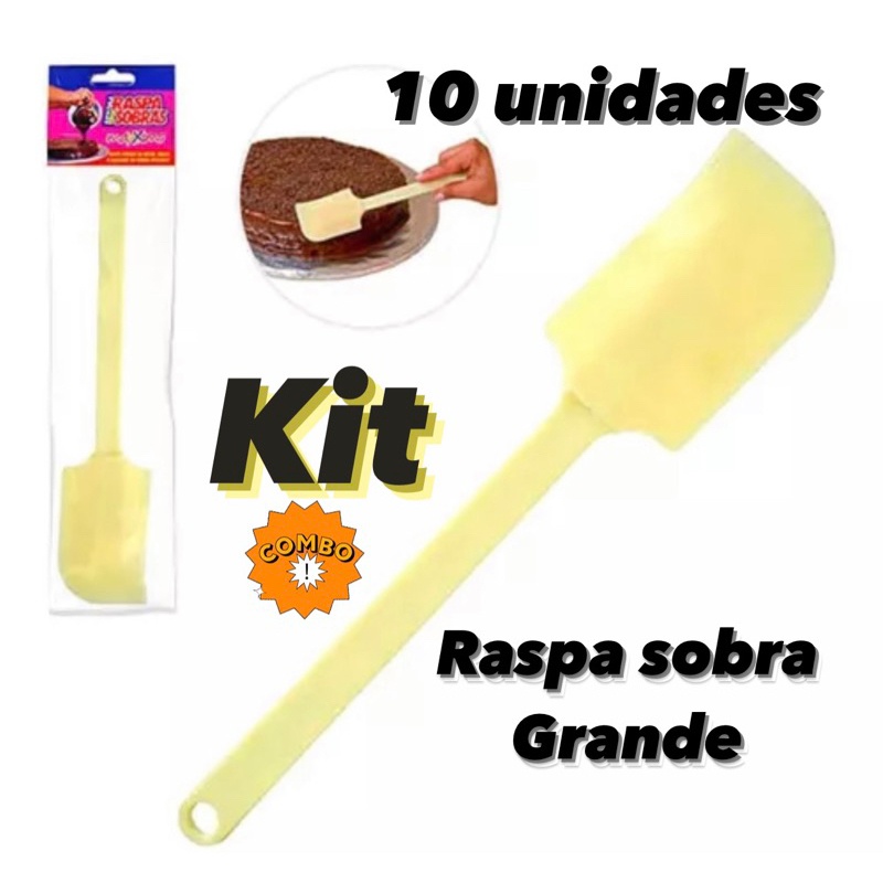 Espátula Pão Duro: Kit 10 Unidades