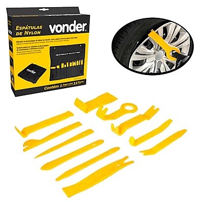 Espátulas VONDER: Kit 11pçs para Desmontagem Segura