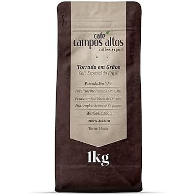Café Campos Altos: Grãos Especiais Torrados 1kg