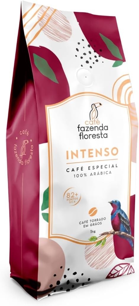 Café Especial Intenso Torrado em grãos - pacote de 1Kg
