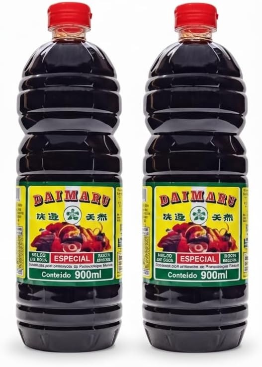 Kit 2X Shoyu Natural Especial Macrobiotico Daimaru 900ml