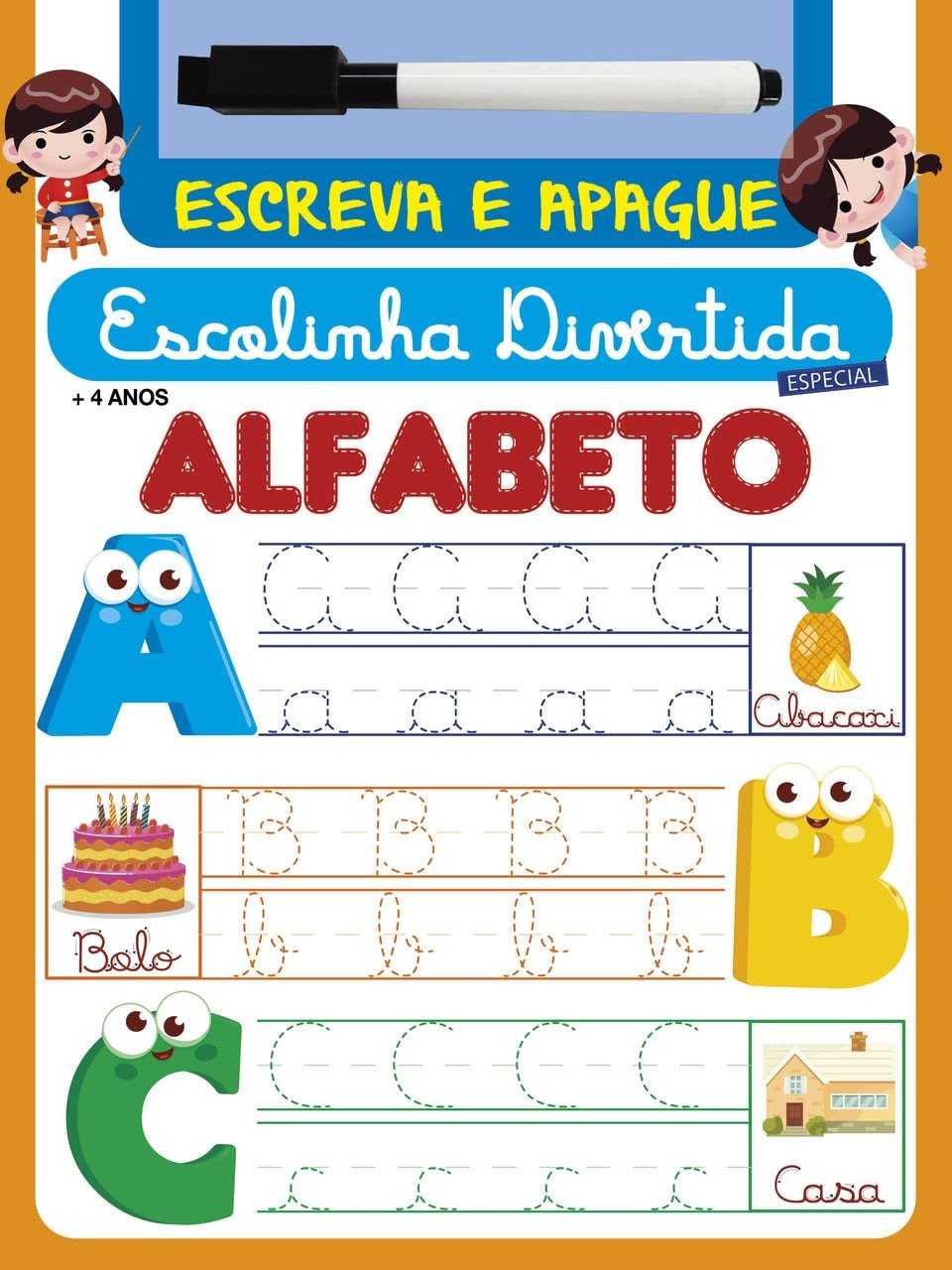Série Escolinha Divertida Especial: Alfabeto Mágico para Aprender Brincando