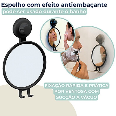Espelho Anti-Vapor: Barbear Sem Neblina!