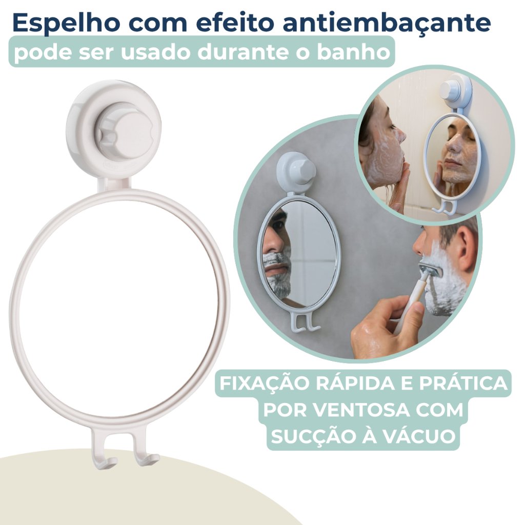 Espelho Antiembaçante: Barbear Sem Vapor!